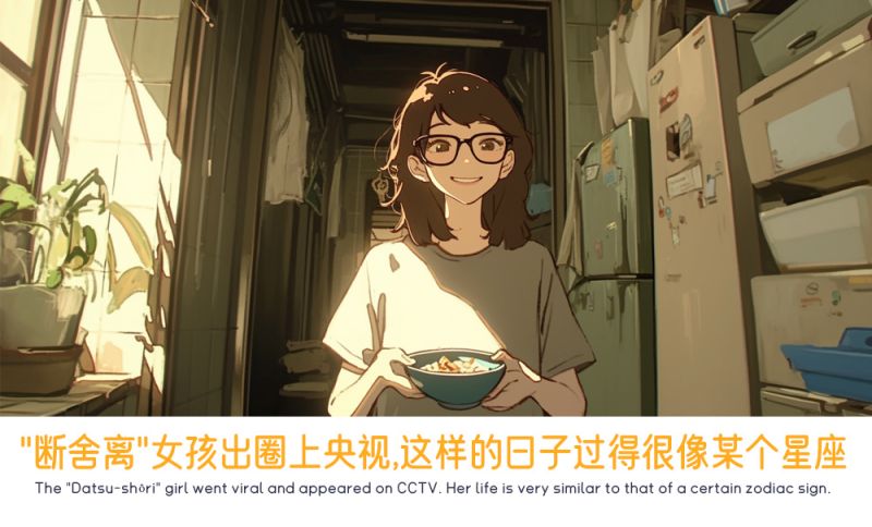 “断舍离”女孩出圈上央视，这样的日子过得很像某个星座