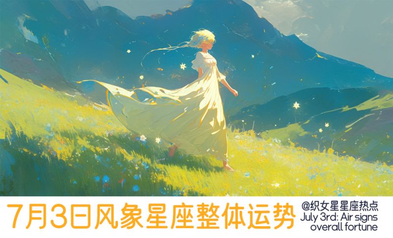 7月3日风象星座整体运势