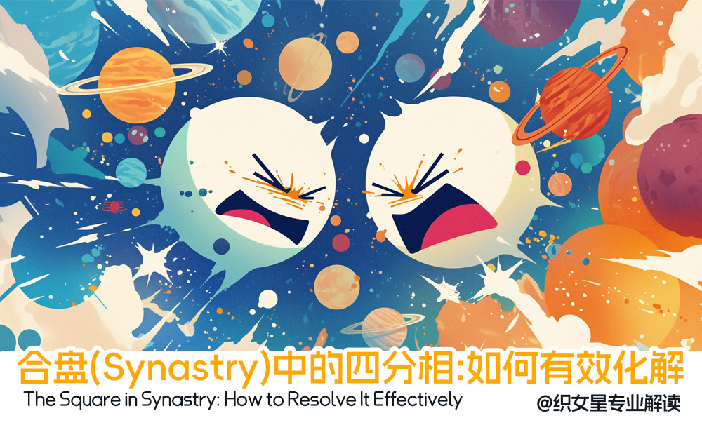 合盘（Synastry）中的四分相：如何有效化解