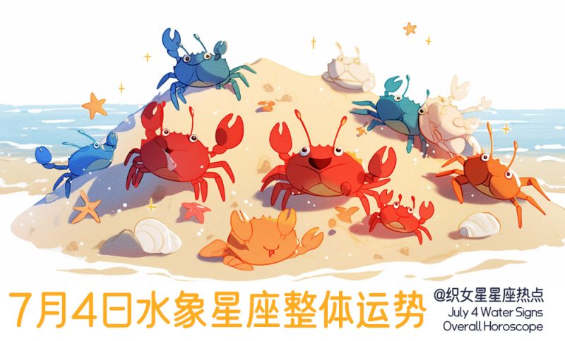 7月4日水象星座整体运势