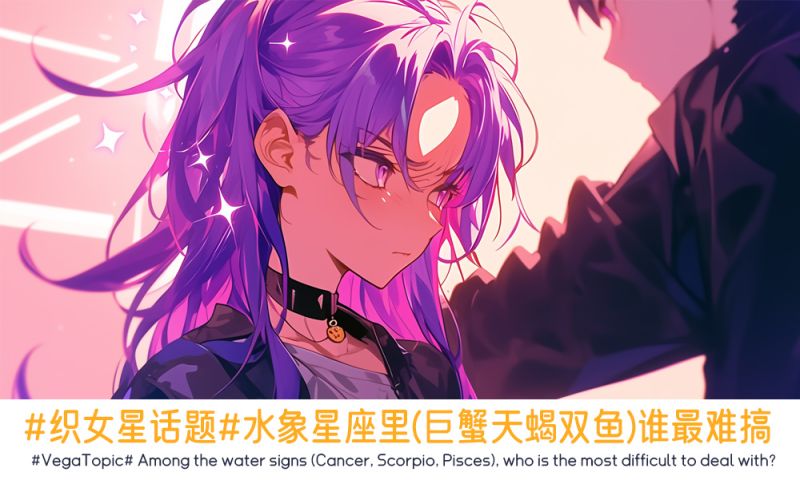 #织女星话题#水象星座里（巨蟹天蝎双鱼）谁最难搞