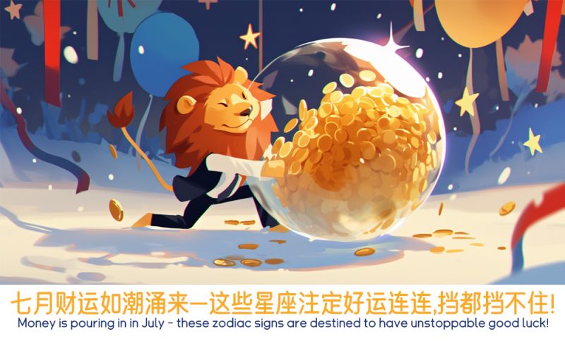 七月财运如潮涌来——这些星座注定好运连连，挡都挡不住！