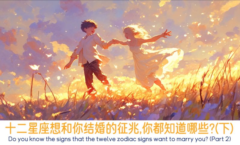 想和你结婚的十二星座