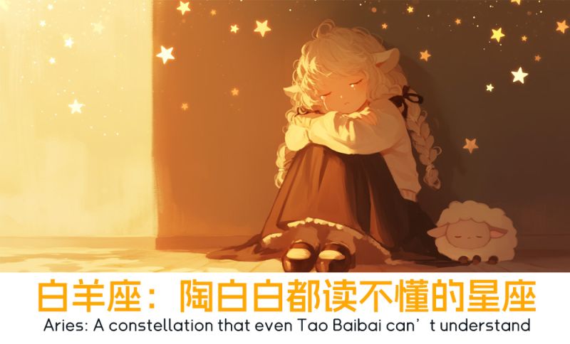 连陶白白都读不懂的白羊座：简单孩子性，却又爱自己乱想