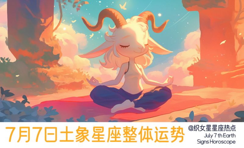 7月7日土象星座整体运势，综合运势，健康运势，事业运势
