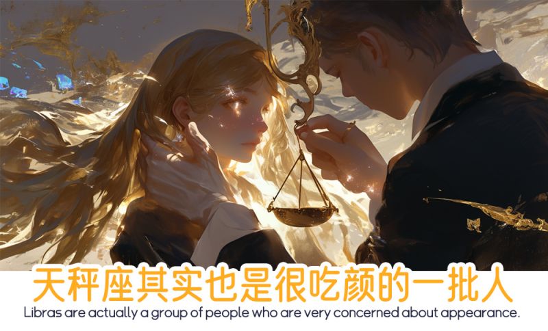 天秤座是很注重颜值的