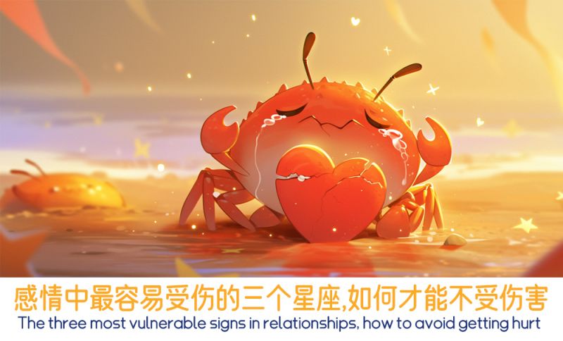感情中最容易受伤的三个星座