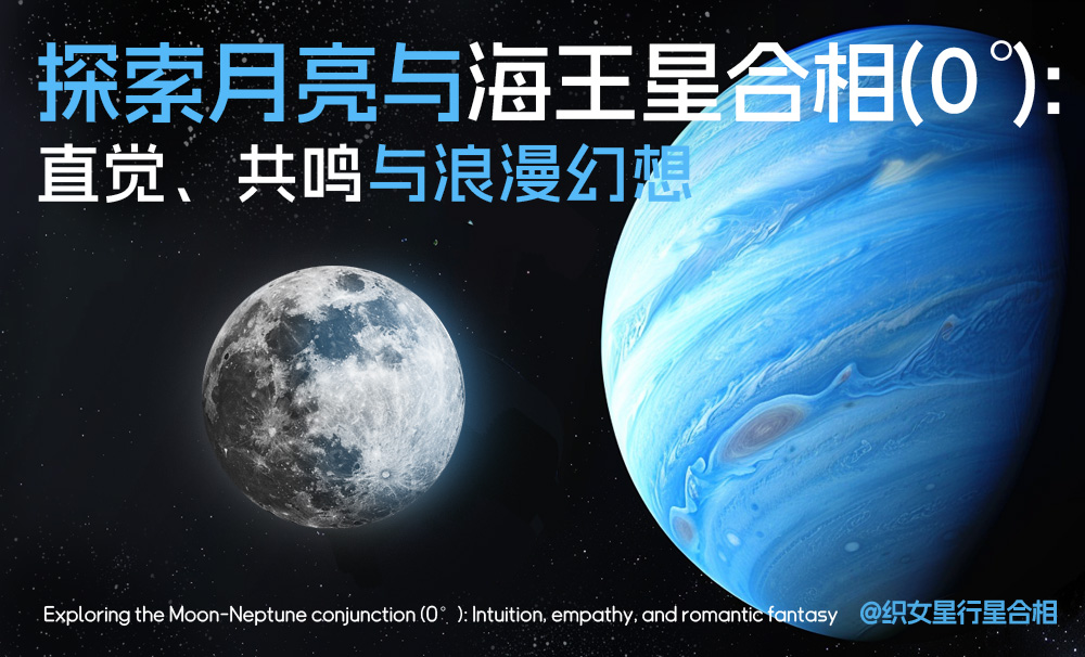 探索月亮与海王星合相(0°)：直觉、共鸣与浪漫幻想