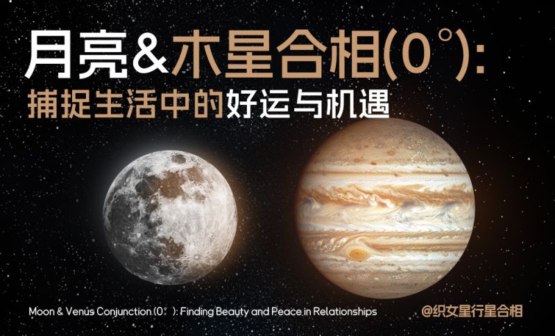 月亮与木星合相(0°)