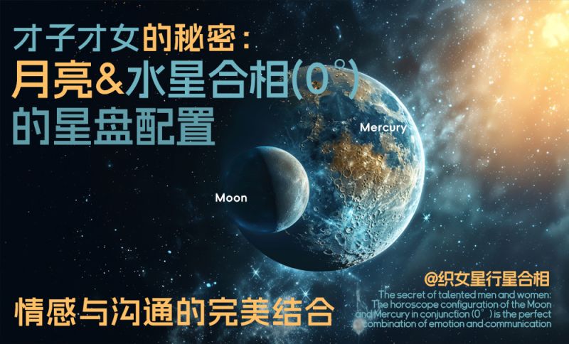 月亮与水星合相(0°)