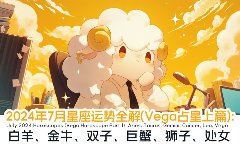 2024年7月星座运势全解（Vega占星上篇）