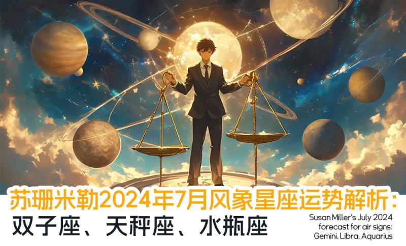 苏珊米勒2024年7月风象星座运势