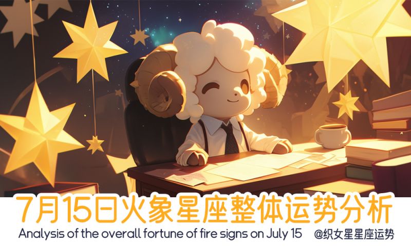 7月15日火象星座整体运势分析，包含事业运势，综合运势
