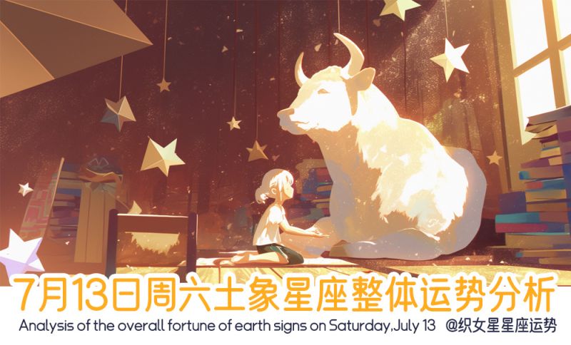 7月13日周六土象星座整体运势分析包含事业运势，健康运势