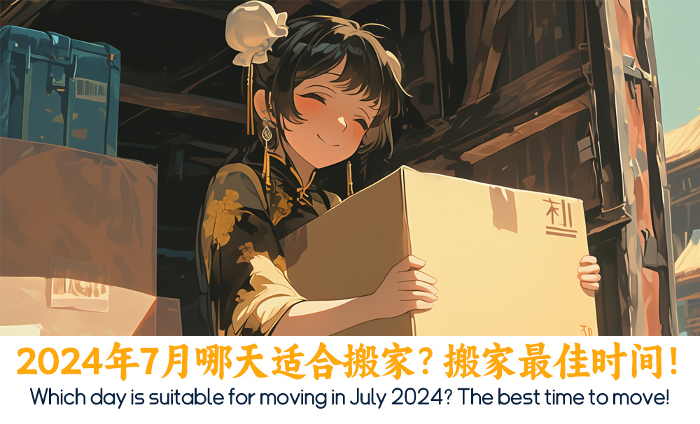 2024年7月哪天适合搬家？搬家最佳时间！