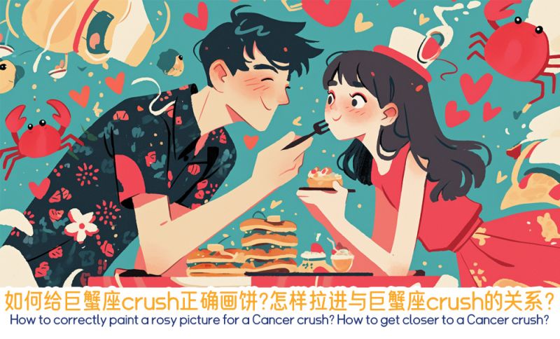 巨蟹座crush正确画饼