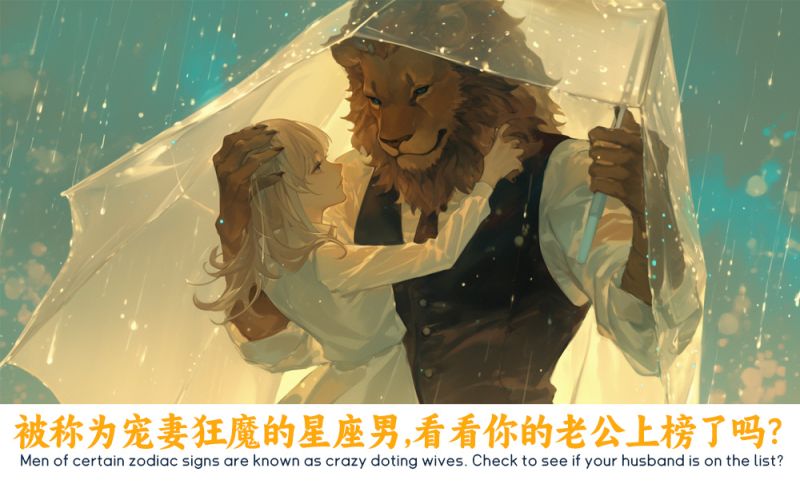 宠妻狂魔的星座男