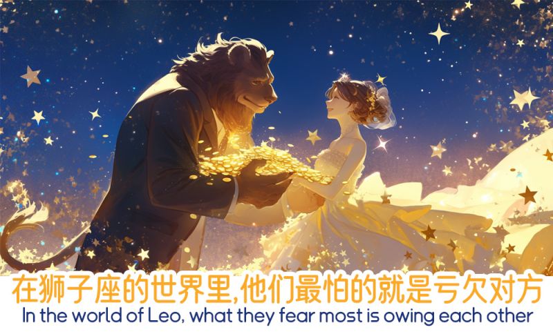 狮子座最怕欠人情