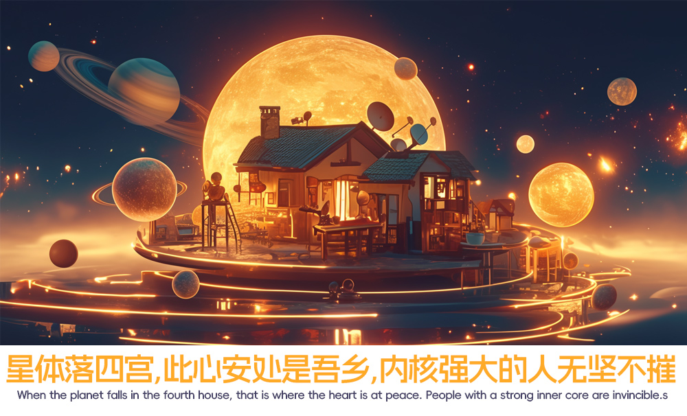 星体落四宫，此心安处是吾乡，内核强大的人无坚不摧。