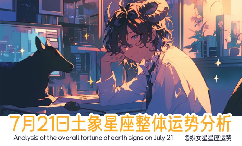 7月21日土象星座整体运势分析，包含事业，财富运势