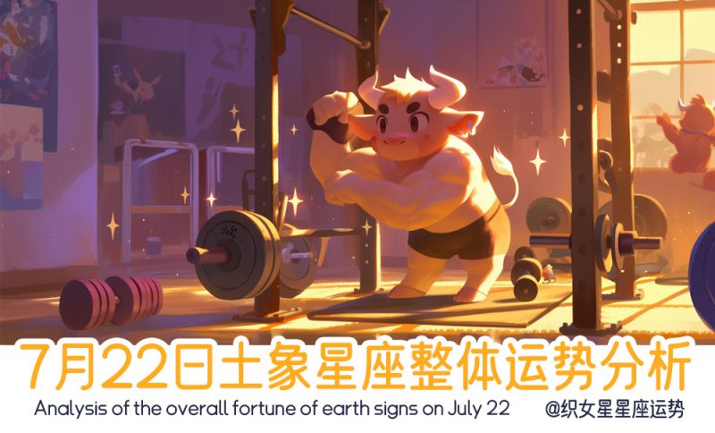 7月22日土象星座整体运势分析，包含事业运势，财富运势