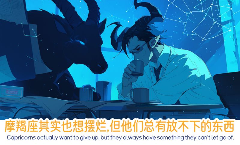 摆烂的摩羯座