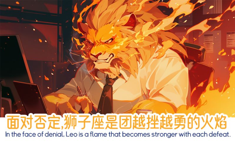 面对不认可时的狮子座