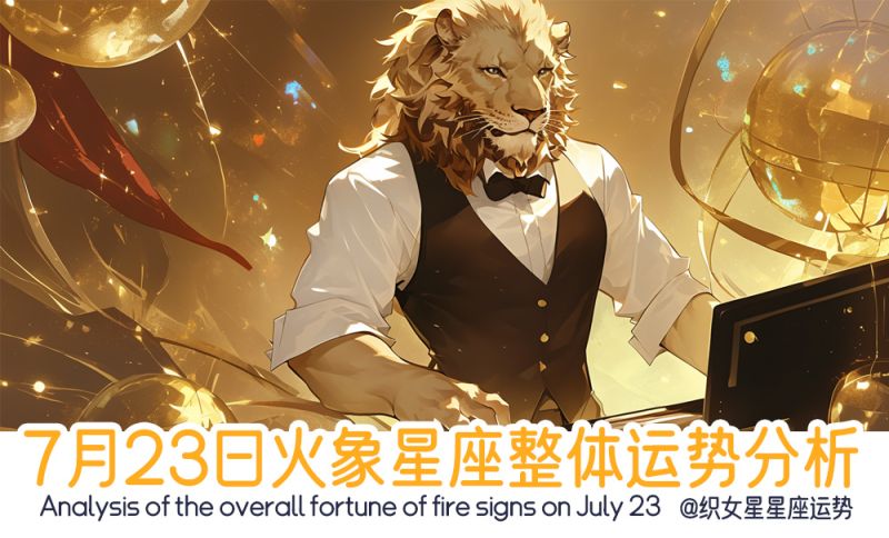 7月23日火象星座整体运势分析，包含事业运势