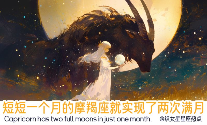 短短不到两个月就有两次满月