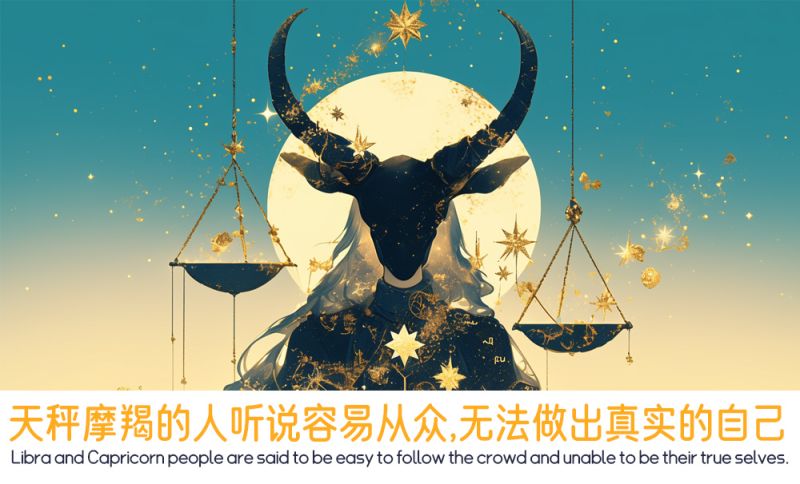 无法做出真实的自己的天秤摩羯