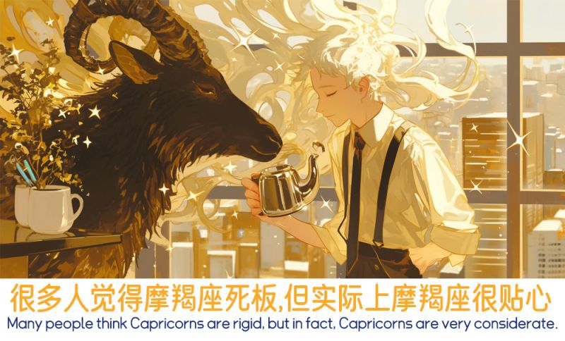 其实很贴心的摩羯座