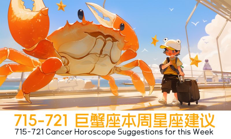 7/15-7/21 巨蟹座本周星座建议