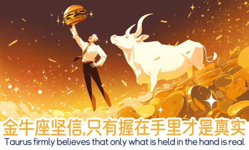 坚信握在手里才是真实的金牛座