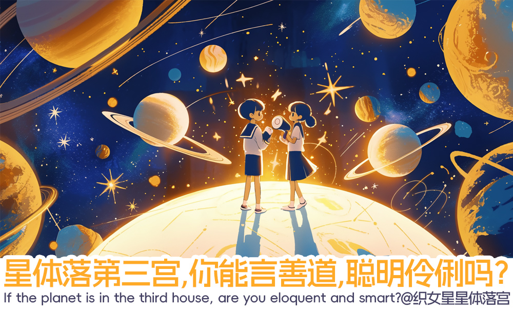 星体落三宫，你能言善道，聪明伶俐吗？