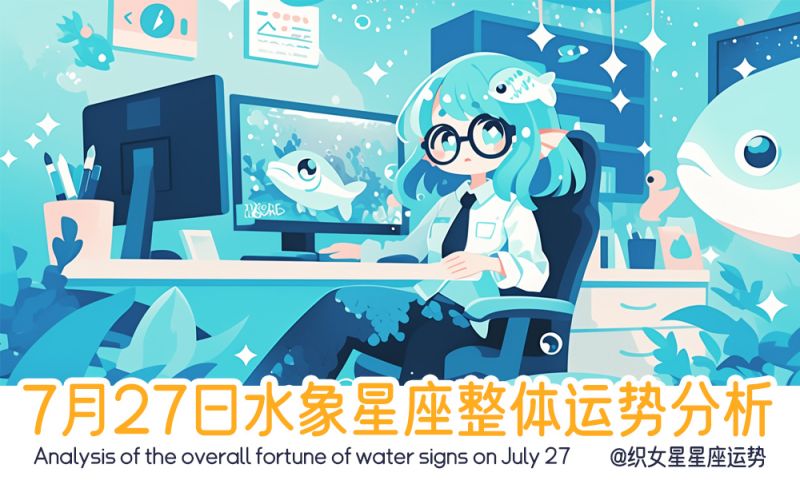 水象星座7月27日星象运势分析