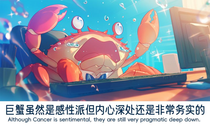 巨蟹非常务实的