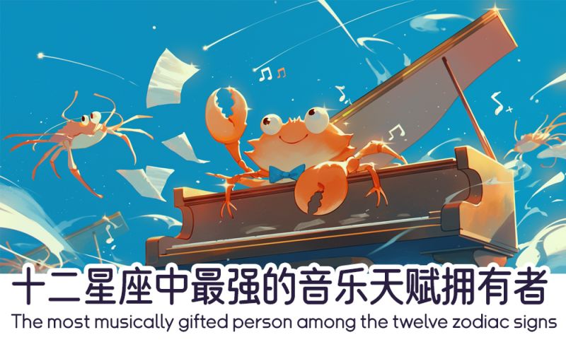 十二星座中最强的音乐天赋拥有者巨蟹座