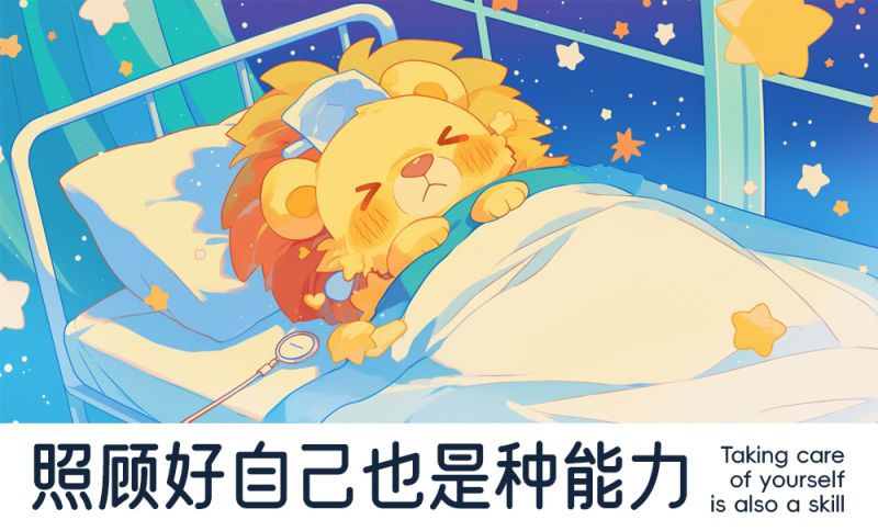 照顾好自己也是种能力嘛？