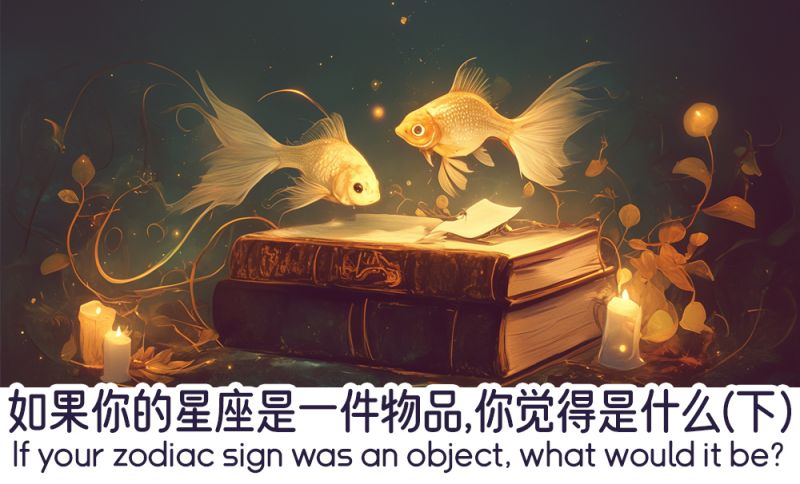 如果你的星座是一件物品，你觉得是什么
