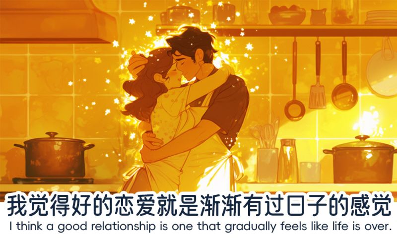 最好的恋爱莫过于平稳且幸福