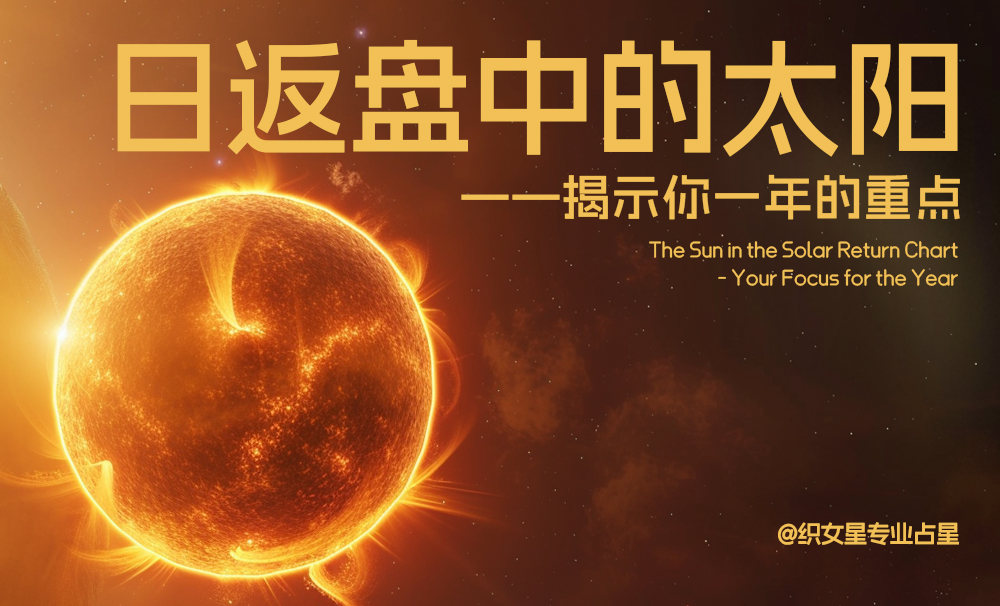 日返盘中的太阳——揭示你一年的重点