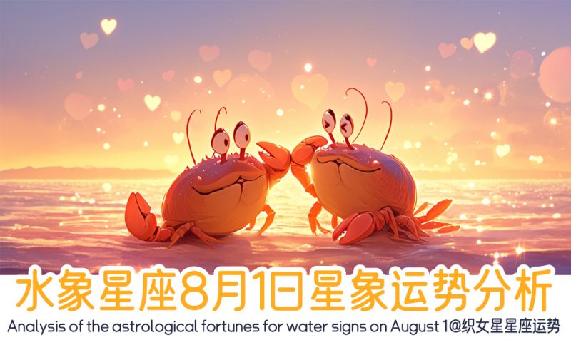 水象星座8月1日星象运势分析包括了星象