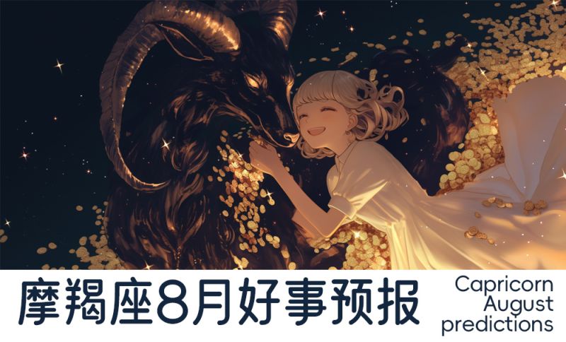 摩羯座8月好事预报包括事业运势