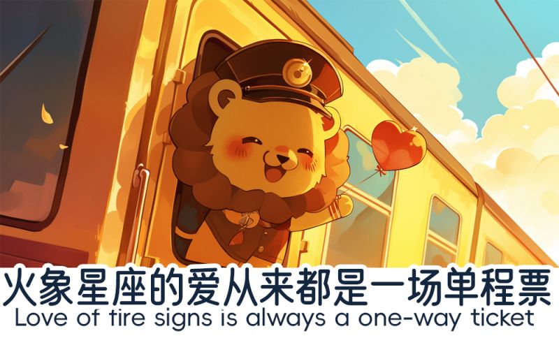 火象星座的爱是一场单程票