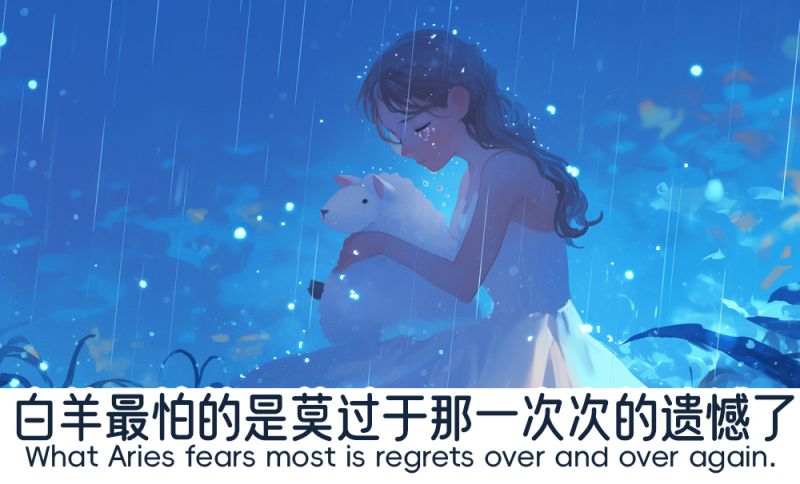 白羊最怕一次次的遗憾