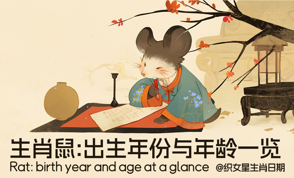 生肖鼠：出生年份与年龄一览_鼠几几年