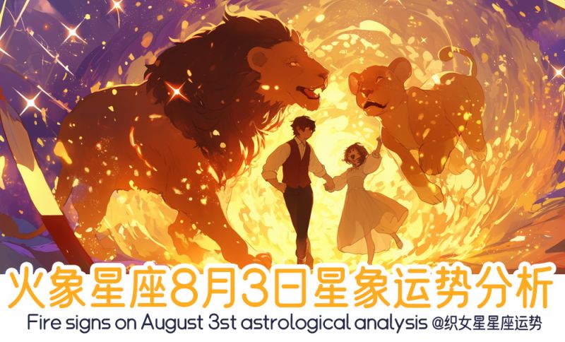 火象星座8月3日星象运势分析包含行星