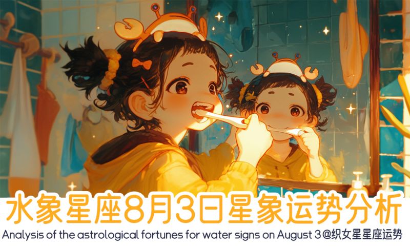 水象星座8月3日星象运势分析包含行星