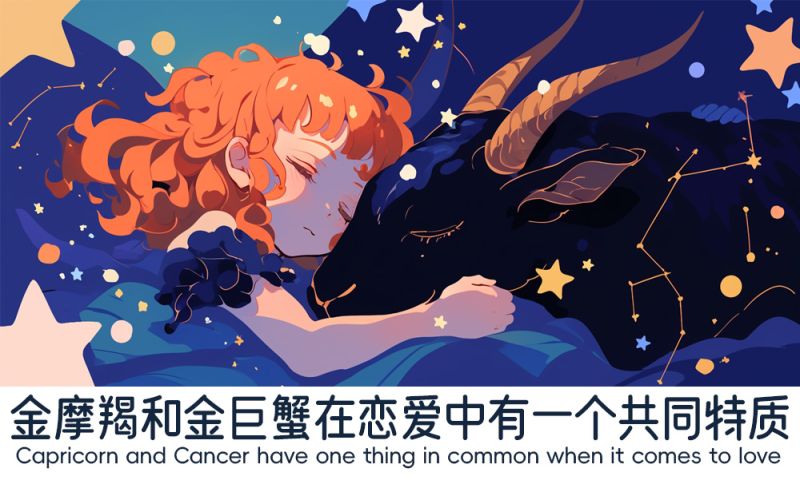 金摩羯和金巨蟹的共同特质