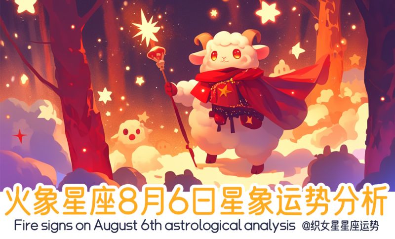 火象星座8月6日星象运势分析包含星象